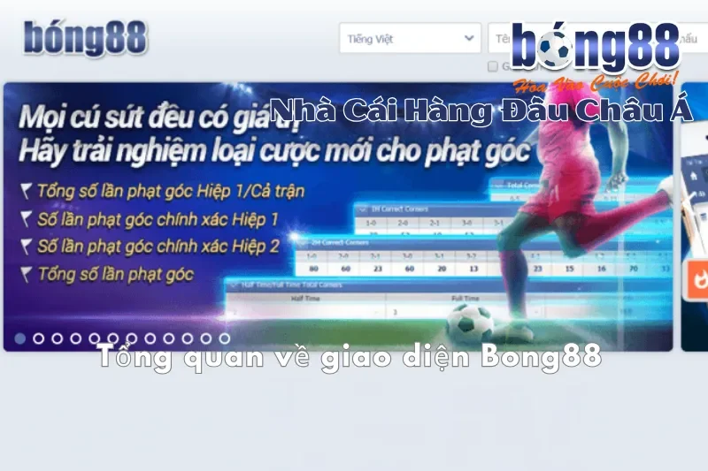 Giao Diện Bong88: Đánh Giá Web & App, Giải Mã Từng Cột Bảng Kèo 2 Tổng quan về giao diện Bong88